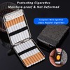 Funda para cigarrillos con encendedor USB, 16 unidades de 84