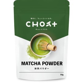 CHOT+ Matcha Powder, 1.8 oz (50 g), Made in Japan