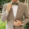 HOULIFE Men's Bow Tie Set - Adjustable Satin Polyester Bow