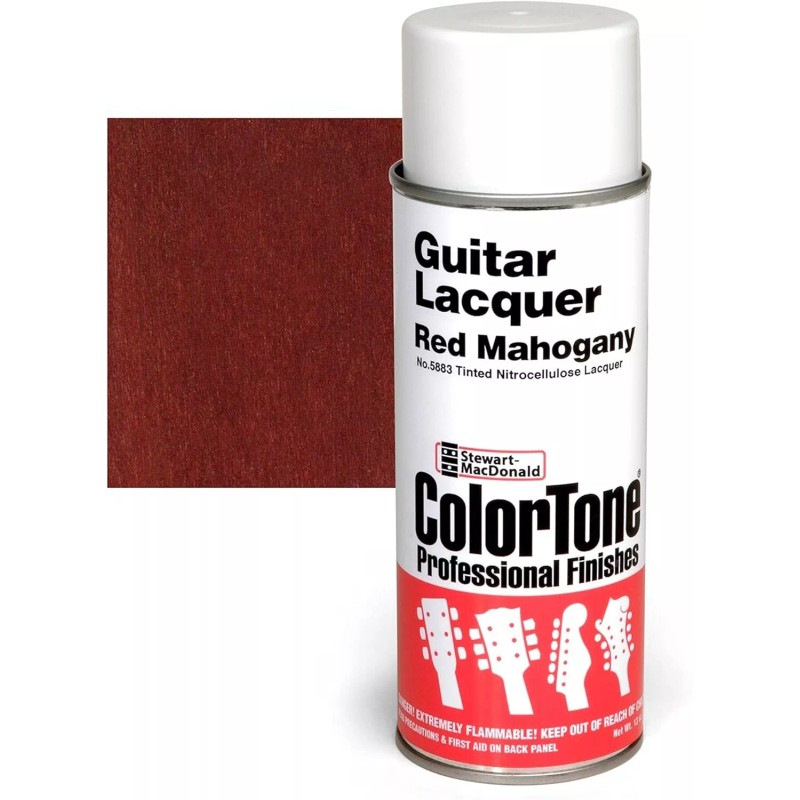 ColorTone Tinted Aerosol Guitar Lacquer, Red Mahogany