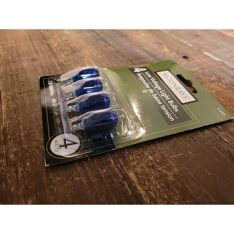 MoonRays 4 NEW MoonRays 4w T5 Wedge Base BLUE Landscape