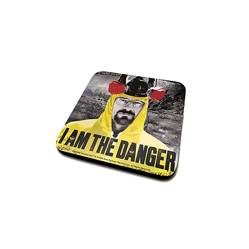 Genuine Breaking Bad I Am The Danger Coaster Drinks Mat