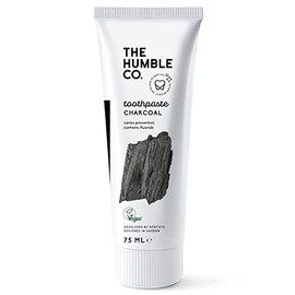Humble Natural Toothpaste - Toothpaste - with Fluoride - Charcoal - Activated Carbon 5 x 75 ml