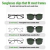 Polarized Sunglasses Clip Over Glasses Clip On Glasses Men Women
