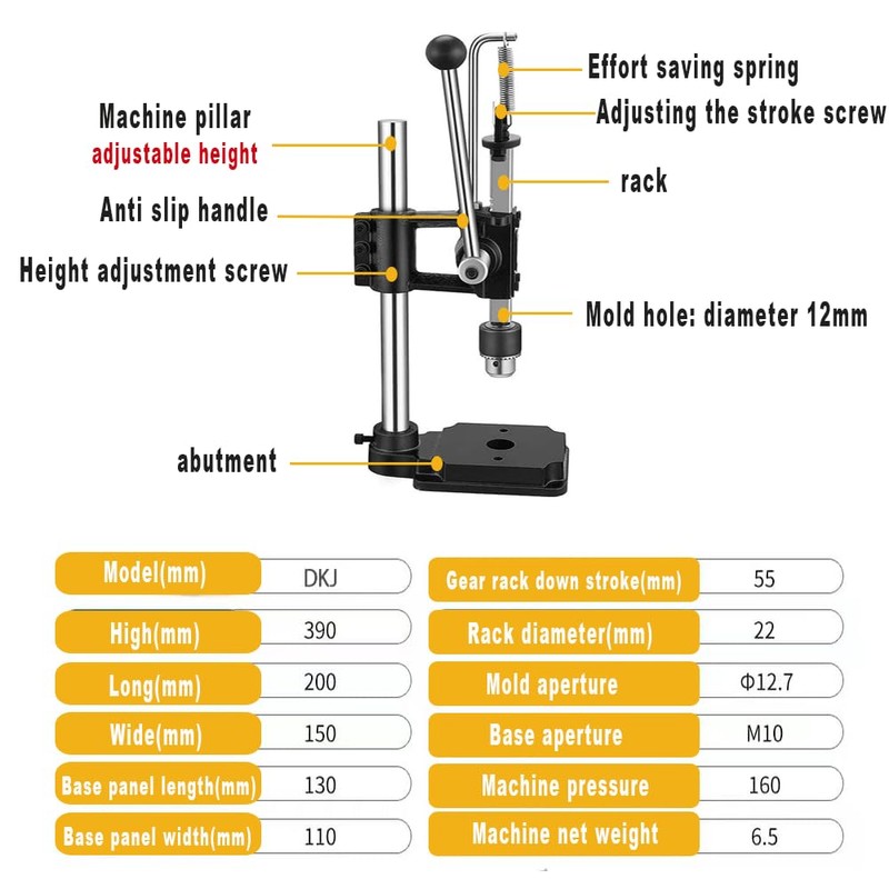 Leather Hole Puncher Hand Punching Machine Manual Press Puncher Punch