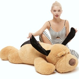 MorisMos Giant Stuffed Dog Animals, 51inch Big Stuffed Dogs Plush, Soft Large Puppy Pillow for Kids, Girls, Boys