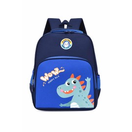 Pawleso Kita Backpack, Children's Backpack for Toddlers 2-7 Years, Dino Backpack Nursery, 32 x 25 cm Preschool Backpack for Children 80-120 cm, Children's Dinosaur Backpack Boys, Dark blue dinosaur