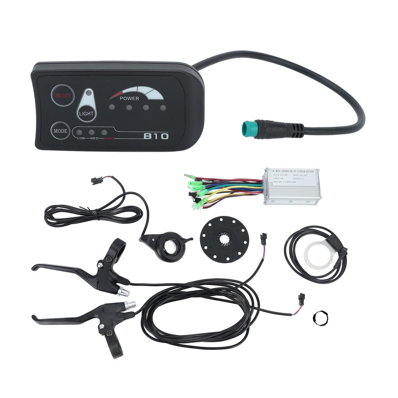 Electric Bike Controller Kit with Brake Handle Thumb Throttle 250W