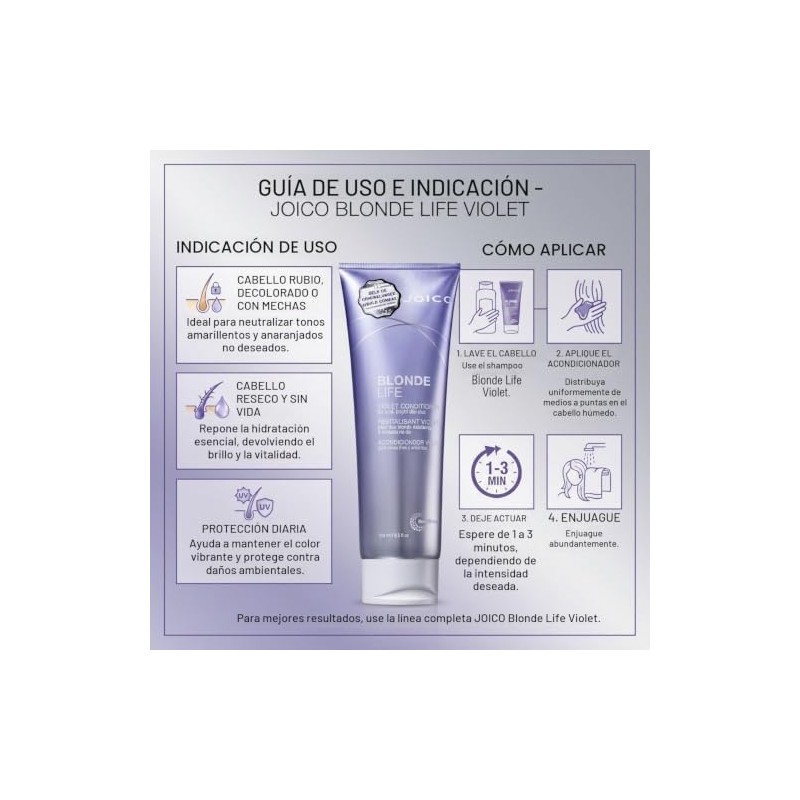 Blonde Life Violet Conditioner For Cool Bright Blonde Hair Neutralize