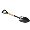 SDMAX 1x Heavy Grade Black Medium-Sized Metal Spade Hoe, Heavy