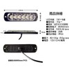 Poopee LED Daytime Running Lamp, Waterproof, Blue/White, for 12V/24V Cars,