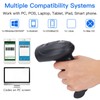 Wireless Barcode Scanner USB 2.4G and Bluetooth 1D Code Reader