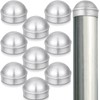 Yaocom 10 Pcs 2-3/8" Chain Link Fence Post Cap Round