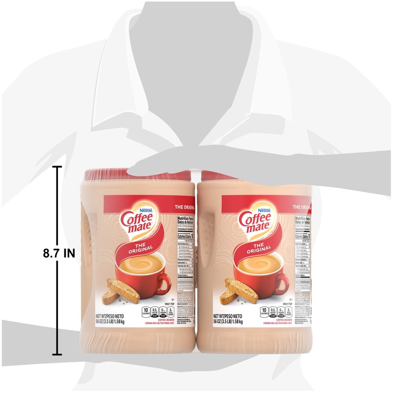 Nestle Coffee mate Creamer, Original, Non Dairy Powder, 56 Oz,
