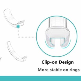 Invisible Ring Size Adjuster for Loose Rings Ring Adjuster Fit Any Rings, Assorted Sizes of Ring Sizer