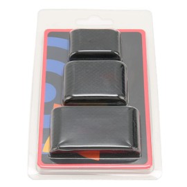 Silicone Clipper Bands 3 Pcs Black Non Slip Clipper Grip Hair Clip Silicone Case Barber Sleeve Heat Clipper Hair Mat for Hairdressers