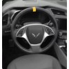 23766 C8 Corvette COMPETITION YELLOW STEERING WHEEL VINYL STRIPE (2