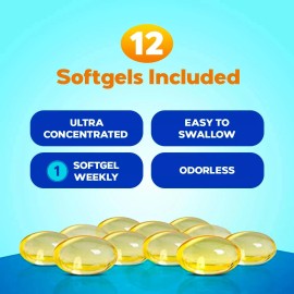 Ultra New Road Health Supply ULTRA-D3 50,000 IU, Once a Week Vitamin D Softgel