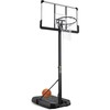 Basketball Hoop Outdoor 6.7ft-10ft Adjustable with 44 inch Backboard Portable