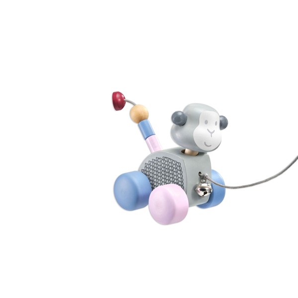 Selecta 64025 Bellybutton Dance, Monkey, Sliding and Pull Along Toy,