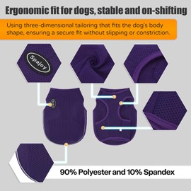 Spajoy Dog Anxiety Vest, Soft Thunder Jacket for Fireworks, Vet Visits & Separation Anxiety – No Medication or Training