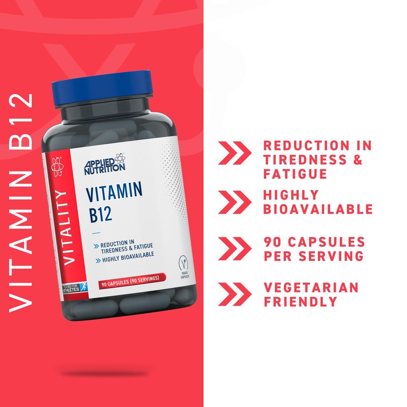 Applied Nutrition Vitamin B12 Tablets 1000mcg - Immune System Support