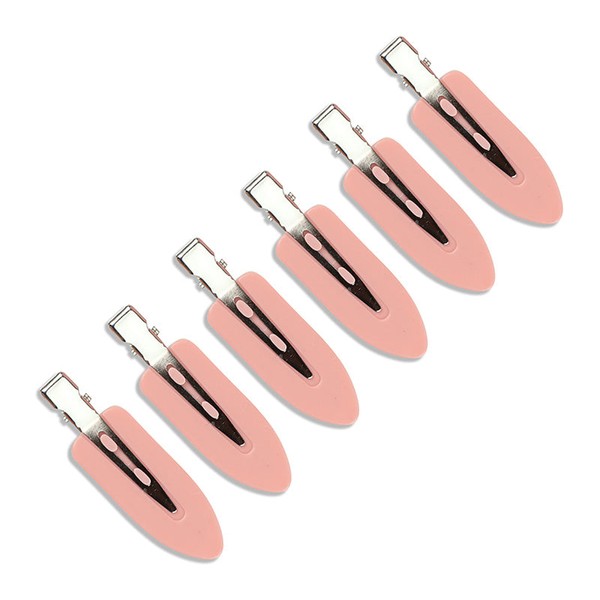 MCOBEAUTY NO-CREASE HAIR CLIPS - PINK, #MCH345B MCOBEAUTY