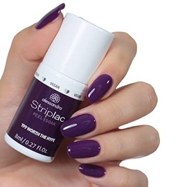 alessandro Striplac UV-Nagellack Worth the Hype – Schonend und langanhaltend – Einfache Entfernung dank Peel-Off-Technologie – Vegan und tierversuchsfrei – 8 ml