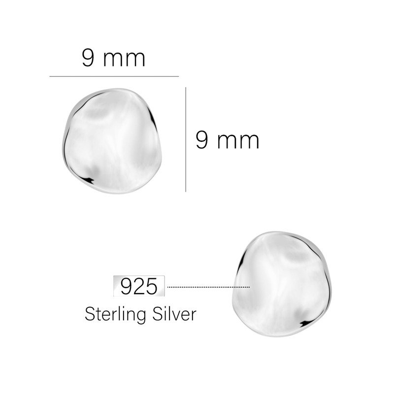 SOFIA MILANI - Women's Earrings 925 Silver - Organic Geometry