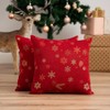 GAMUSI Set of 2 Christmas Cushion Covers 45 x 45