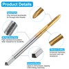 sourcing map Tap and Drill Bit Set, 2pcs M2.5 x
