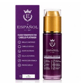 El Español con Stylo - Fluido termoprotector para cabello rubio o platinado - protege de los rayos UV - Previene el deslavado y mantiene el color por