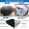 KINGLY Griddle Cover for Blackstone 36 inch Griddle with Hood,Rip-Proof