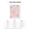 Pink Cat Blanket 50"x40" Cozy Fluffy Plush Blankets with Cats