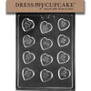 Dress My Cupcake Schokoladenform, Herz-Sprüche, Valentinstag
