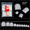 500 Pieces Acrylic False Toenails Natural Full Cover Artificial Square