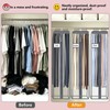 roomtalk Clear Garment Bags for Hanging Clothes 10" Side Gusset,