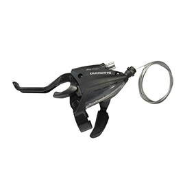 SHIMANO ESTEF5002LSBL S+B Lever ST-EF 500 2-Finger 3-Way Left, V-Brake, 1800 mm, Black