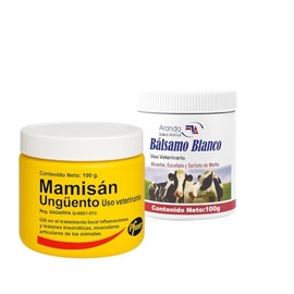 Bálsamo Blanco LA VAQUITA/ MAMISAN Quema Grasa, Elimina Celulitis, Hidrata-Reafirma Piel,Reduce Medidas kit de 2 Frascos 3.52oz Anticelulítico Natural