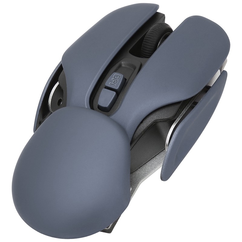 Ergonomic Wireless Mouse Inbuilt Battery Adjustable DPI Electroplating Process Integrated