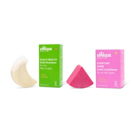 Ethique Beauty Scalp Health Shampoo & Conditioner Bar Set for Dry, Flakey, & Itchy Scalps