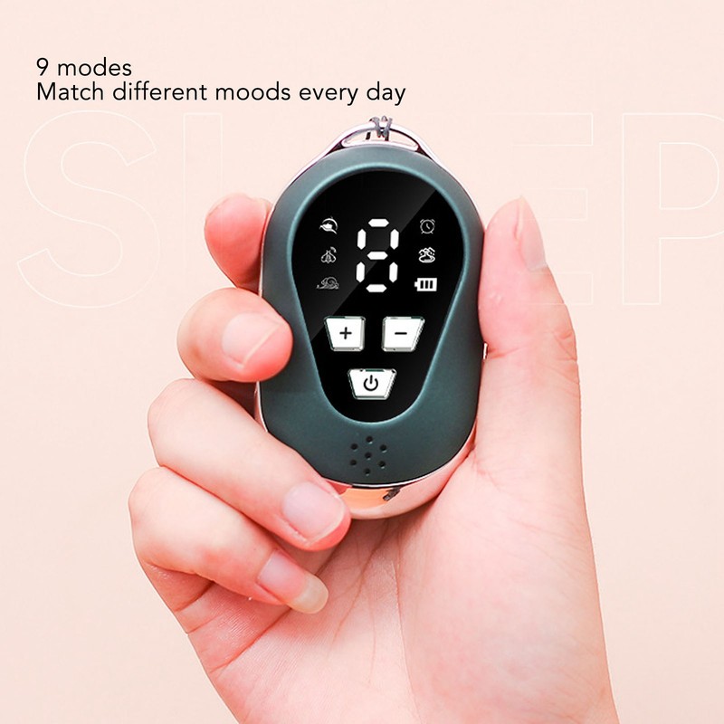 Handheld Sleeping Aid Massaging Relaxing Soothing Pulse Musical Sleep Instrument