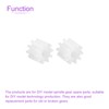 DMiotech 20 Pack 10 Teeth Plastic Gears Model Reduction Gear