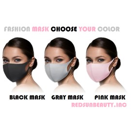 Fashion mask (3 Colors Mixed Masks)Face Fashion Unisex Face Mask Washable Reusable Breathable