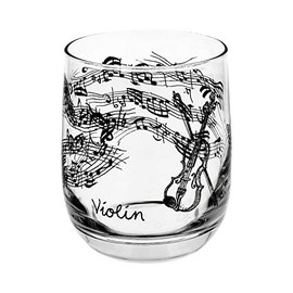 Glass Violin Gift for Geiger