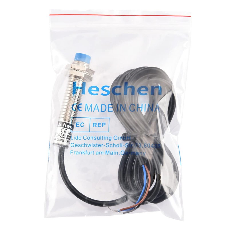 Heschen Capacitive Proximity Switch LJC12A3-A-Z/BY Detector 1-5 mm 10-30VDC 200mA