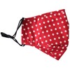 Red Polka Dot 100% Cotton Washable And Reusable Face Mask