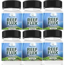 ReefHD Reeflux FIuconazole 200mg fungaI Fish lnfections lchthyophonus SaproIegnia KlLL Bryopsis Green Hair AIgae Aquarium Reef Flux AIgae Buster (6 Packs)