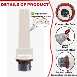 Svicari Front Turn Signal Light Bulb Socket Holder Fit for Kia Cadenza 2014 2015 2016 Optima 2012 2013 2019 2020 Head Signal Light Lamp Connector Plug Replace #92161-2T000 2PCS