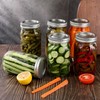 Esrentle 6 Pack 32 oz Wide Mouth Mason Jars with